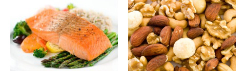Salmon and Mixed Nuts