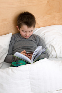 reading in bed