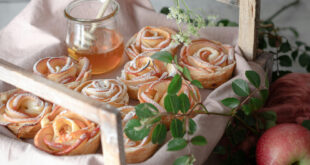 Apple Puff Pastry Roses