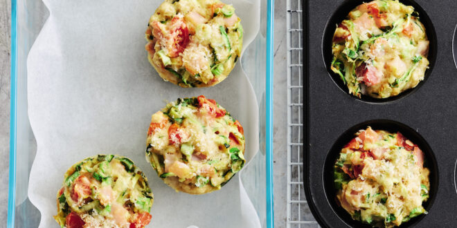 Cheese & bacon breakfast muffins