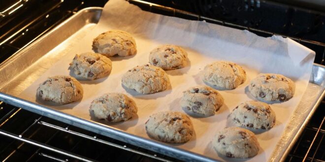 Chickpea chocolate chip cookies