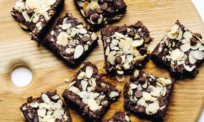 Chocolate-eggplant brownie