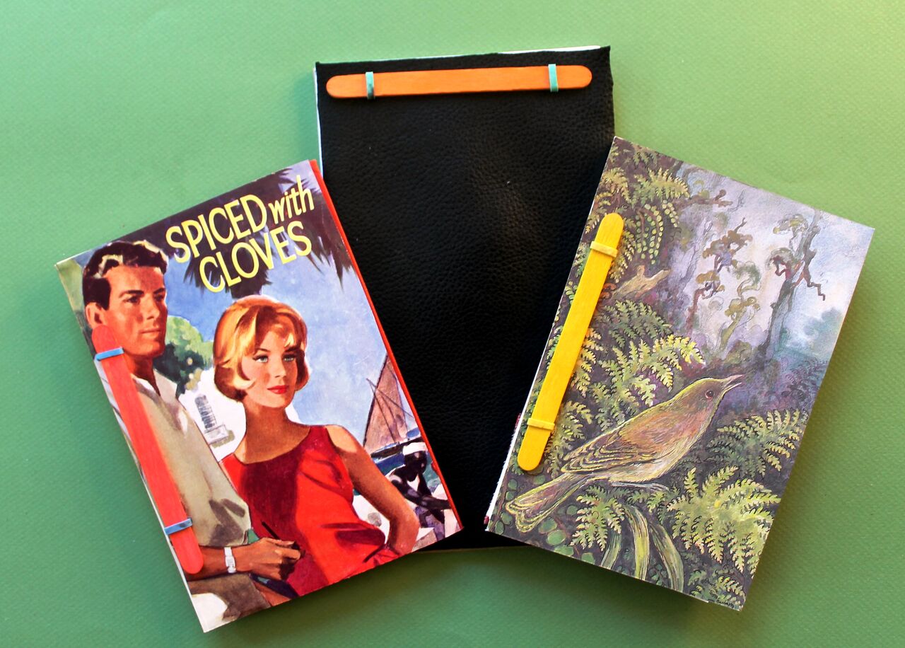 DIY notebooks from recycled materials - GrownUps New Zealand