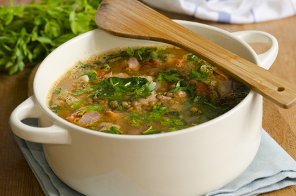 Lentil, spinach and cumin soup - GrownUps New Zealand