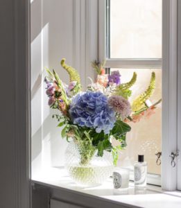 Hydrangea flower arrangement