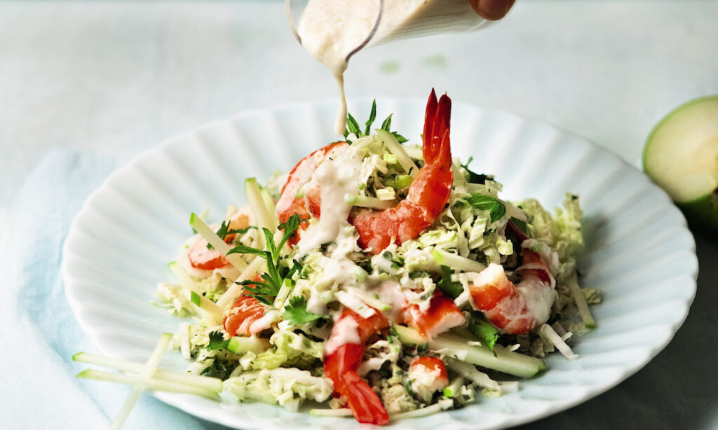 Island bliss - prawn salad