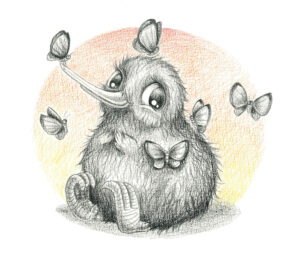 Kuwi the Kiwi Sketch