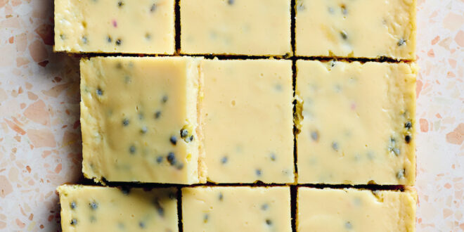 Lemon & Passionfruit Slice