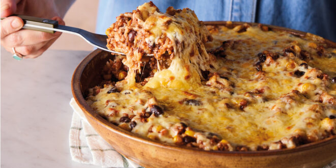 Mexican Cheesy Beef Rice