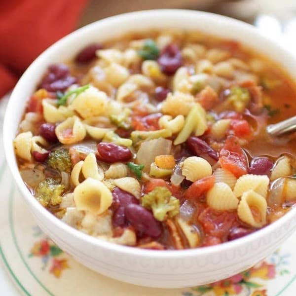 Minestrone for one