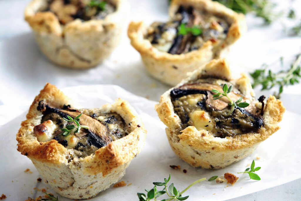 Mushroom Quiches