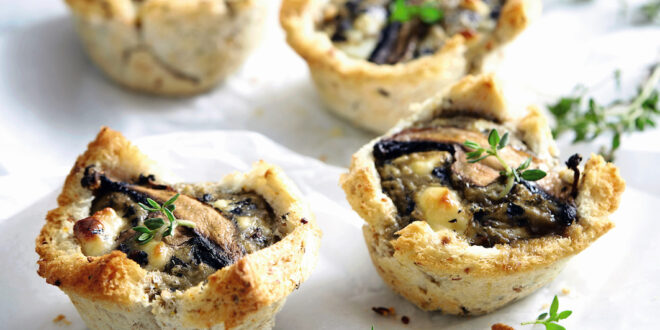 Mushroom Quiches