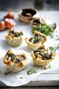 Mushroom Quiches