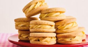 Orange Passionfruit Sandwich Cookies