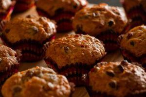 Pear and Raisin Muffins