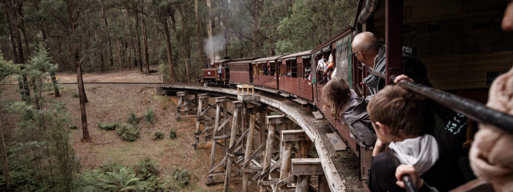 Puffing Billy Steam Train, Victoria with AAT Kings