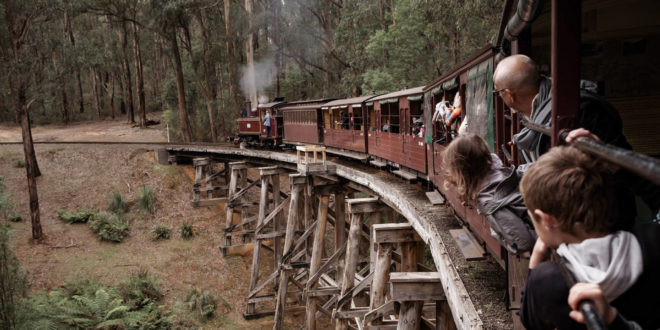 Puffing Billy Steam Train, Victoria with AAT Kings