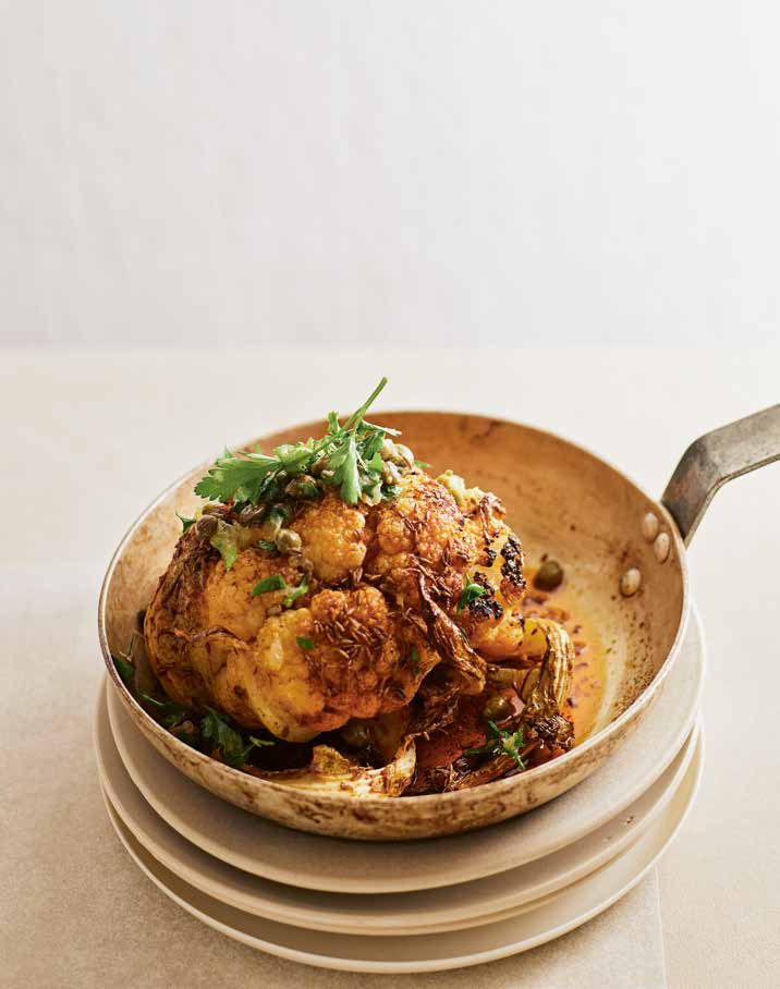 Smoky Roast Cauliflower With Capers & Lemon GrownUps New Zealand