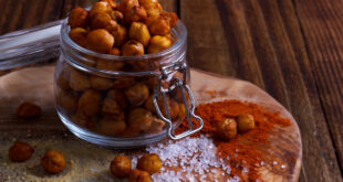 Spicy roasted chickpeas