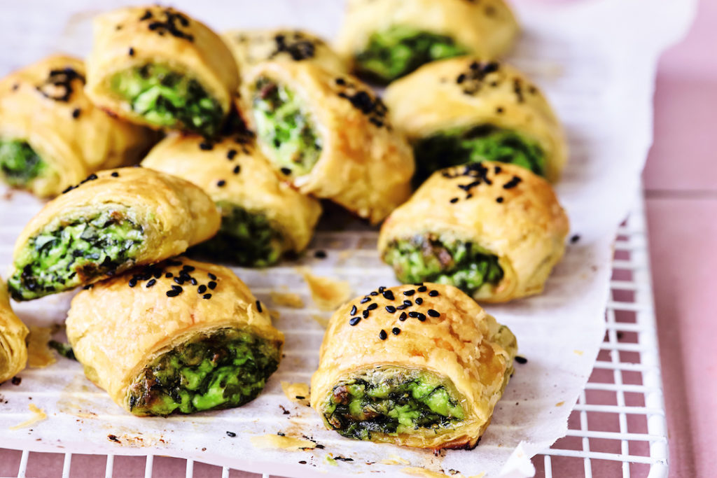 Spinach and Ricotta rolls