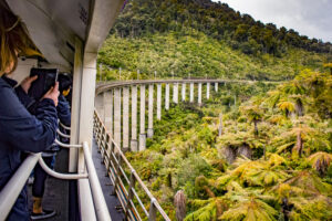 Travel by Rail in Ruapehu Northern-Explorer-Hapuawhenua-Viaduct
