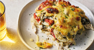 Tuscan Chicken Potato Bake