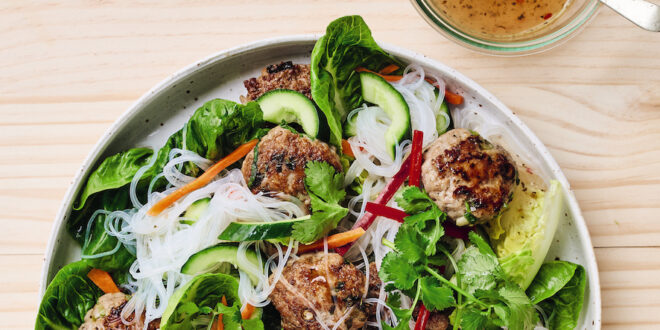 Vietnamese Meatball Salad