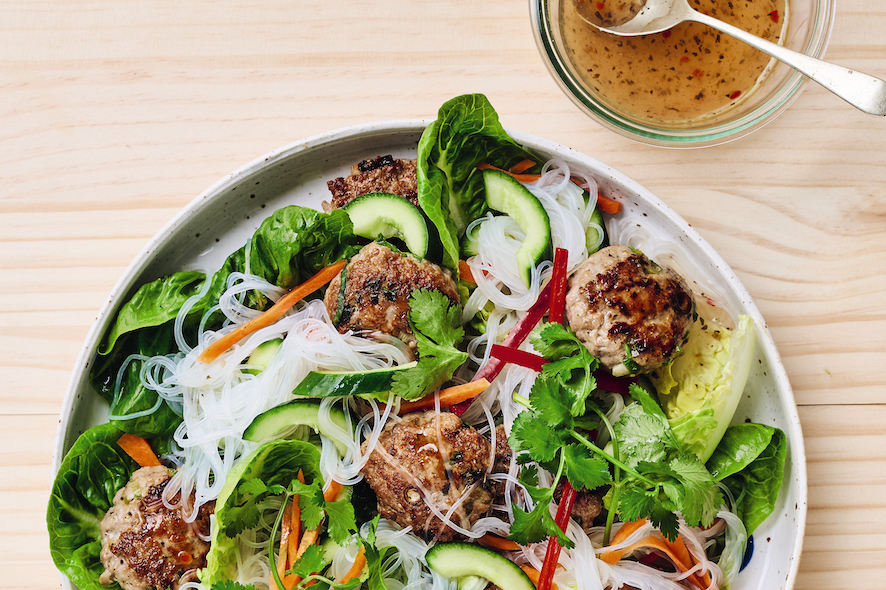 Vietnamese Meatball Salad