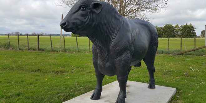 Bulls stand at every town entrance