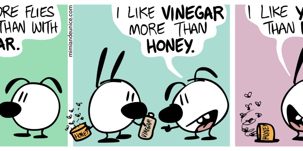 Joke Honey vs vinegar GrownUps New Zealand