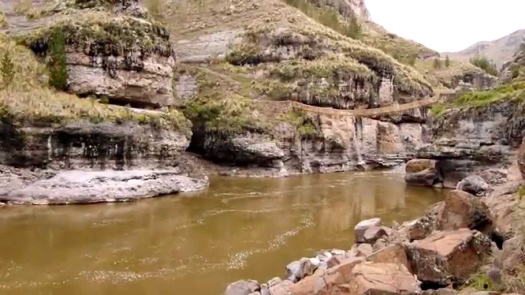 the bridge at qeswachaka peru