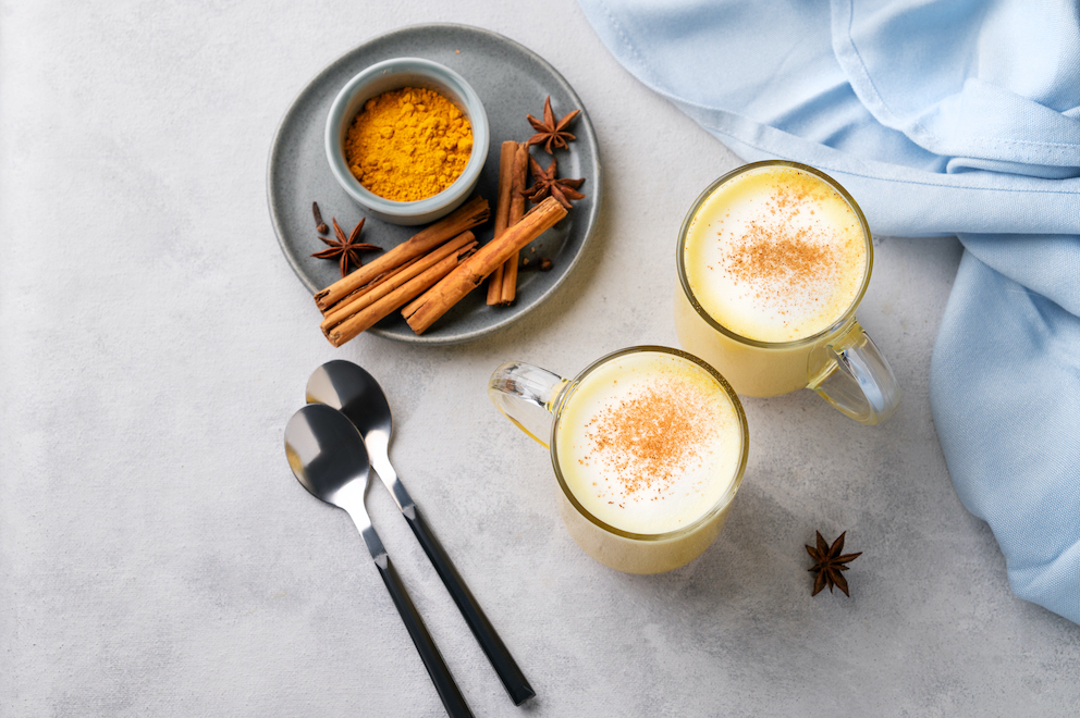 turmeric and ginger latte