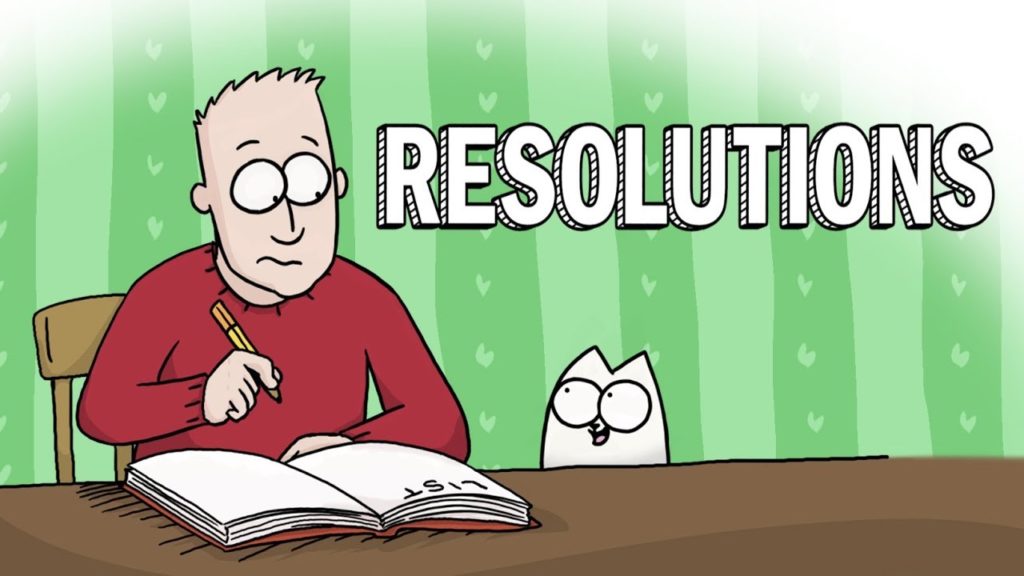 video new years resolutions